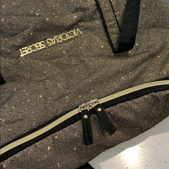 Victoria’s Secret Metallic Fabric Tote - Picture 4 of 8